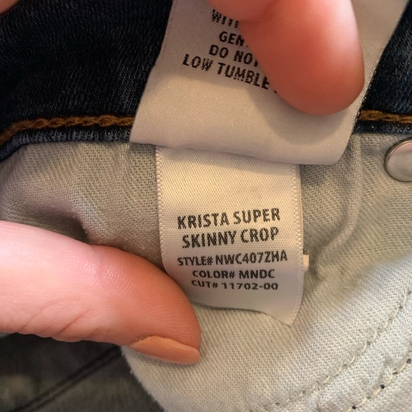 Hudson Krista Super Skinny Crop Jeans - Picture 11 of 12